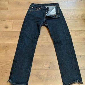 Vintage dark blue denim library tight